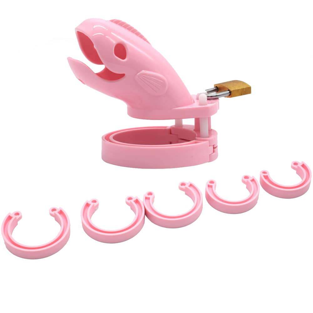 Xscockcage| Fish Sissy Chastity Cage Male Chastity Cage (S)