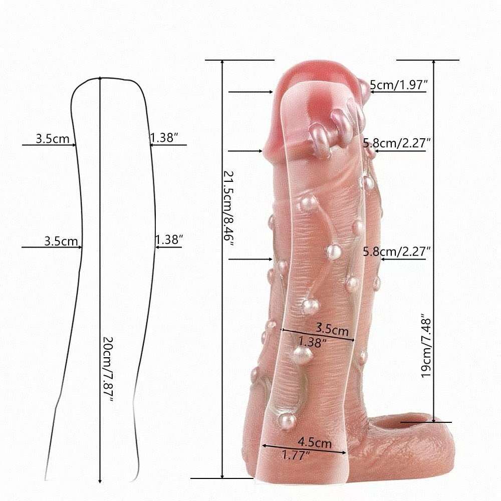 Pearl Shaped Penis Sleeve Cock Sleeve