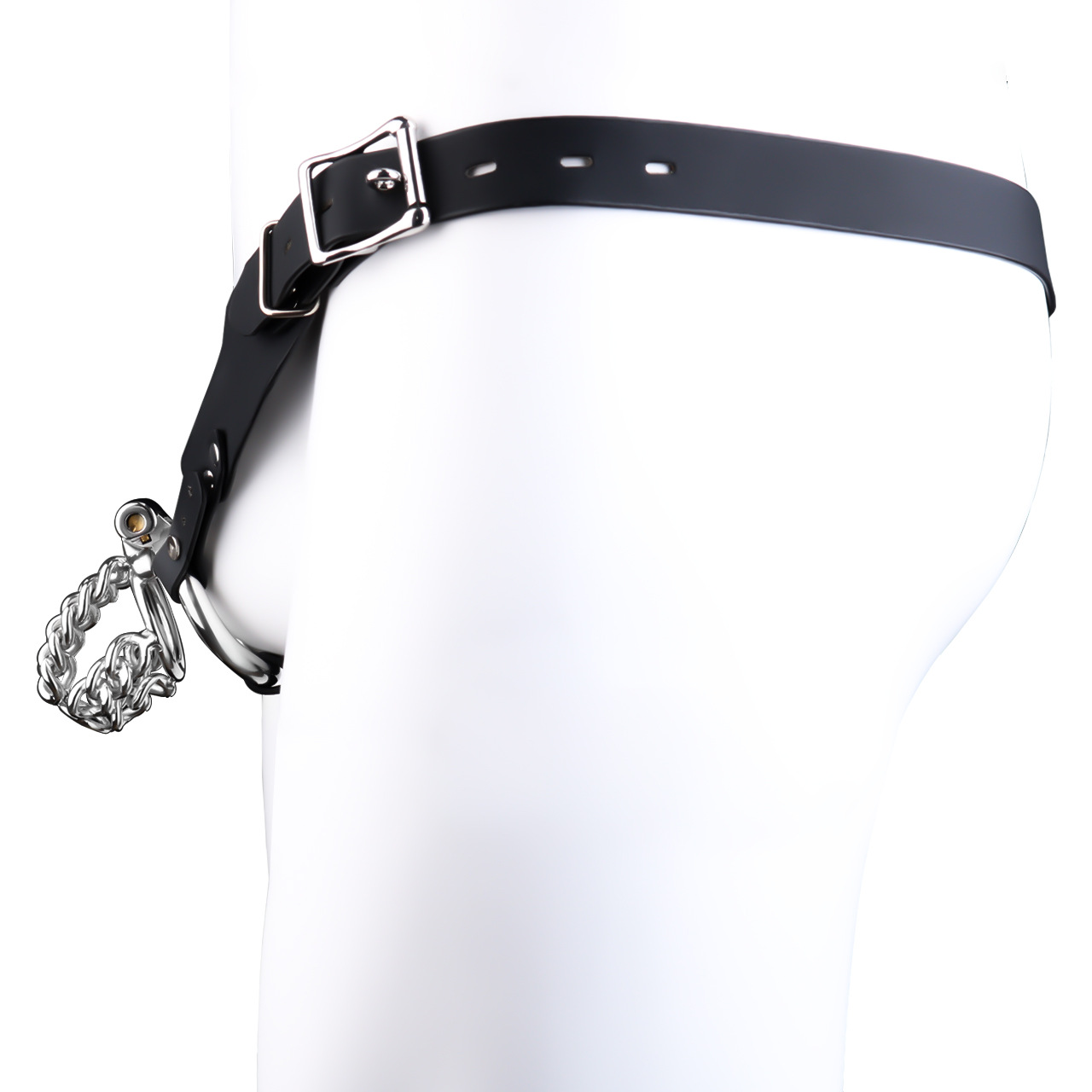 Xscockcage| Steel Chain CB Cage Chastity Cage– Hollow, Lockable, Breathable