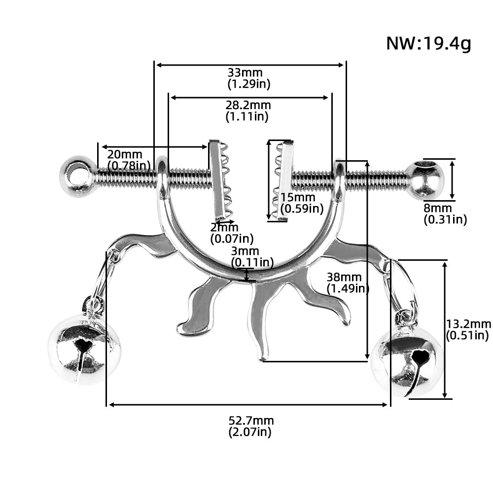 Sunlight Bell Nipple Clamp