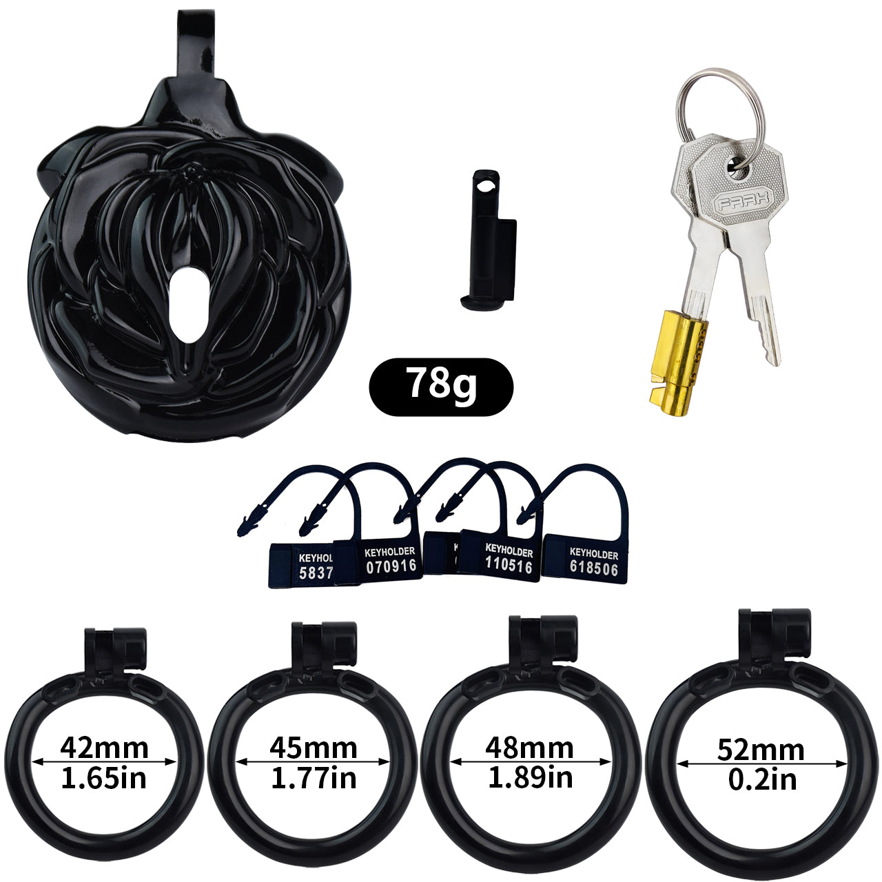 Xscockcage| Sissy Clit Chastity Cage Rose