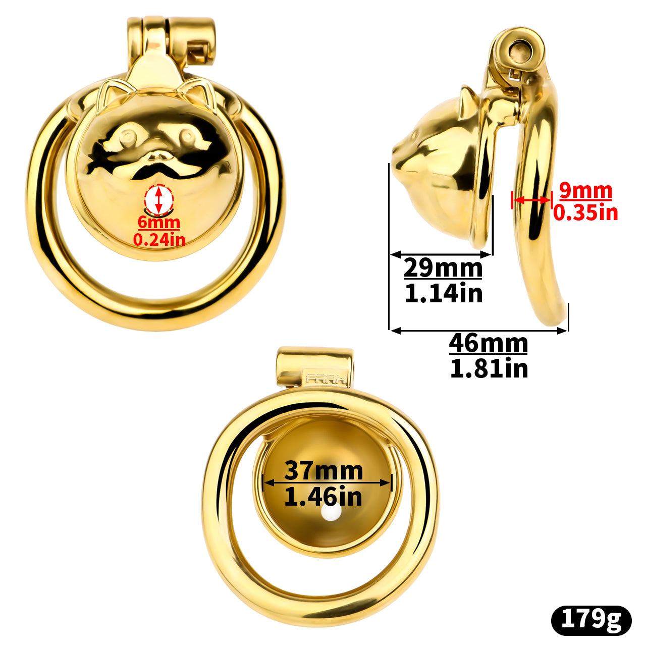 Xscockcage| Fortune Cat Chastity Cage