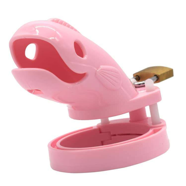 Xscockcage| Fish Sissy Chastity Cage Male Chastity Cage (S)