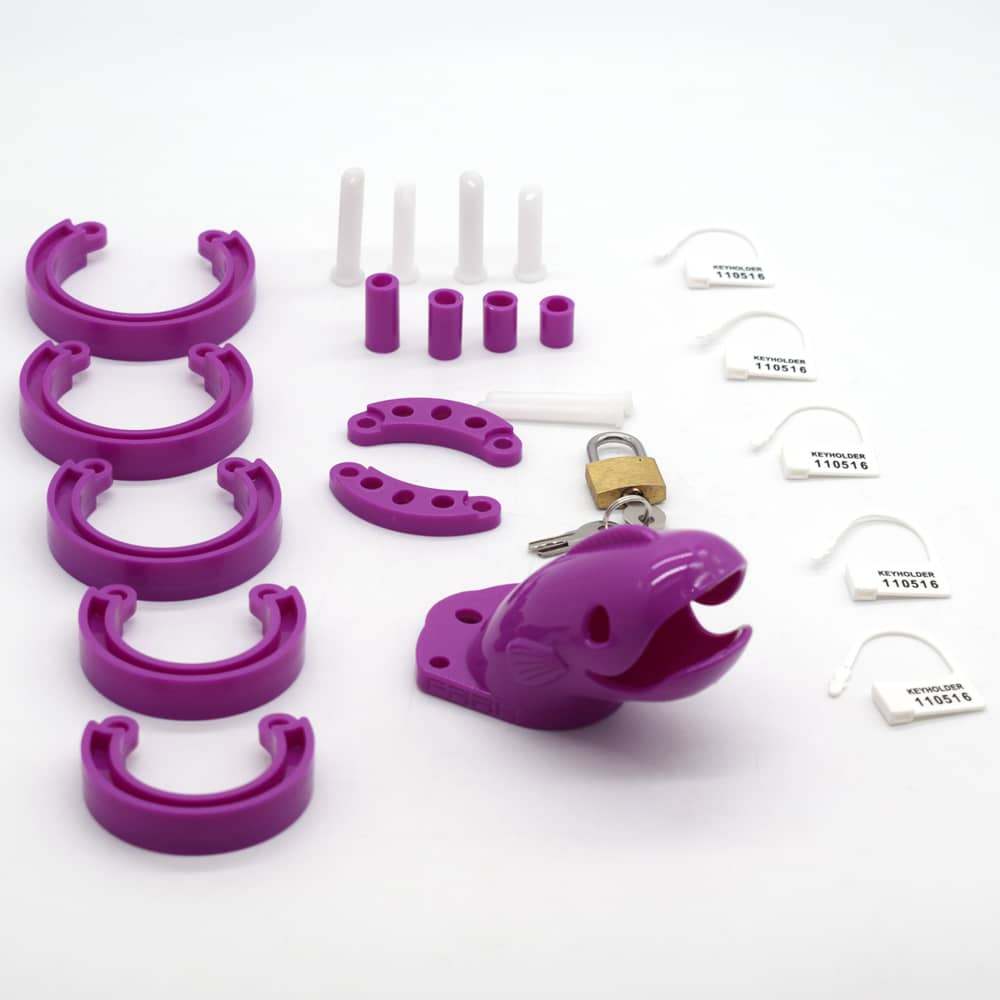 Xscockcage| Fish Sissy Chastity Cage Male Chastity Cage (S)
