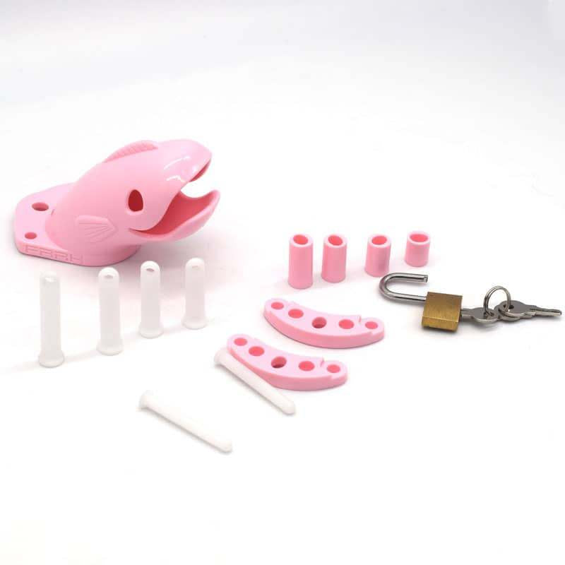 Xscockcage| Fish Sissy Chastity Cage Male Chastity Cage (S)