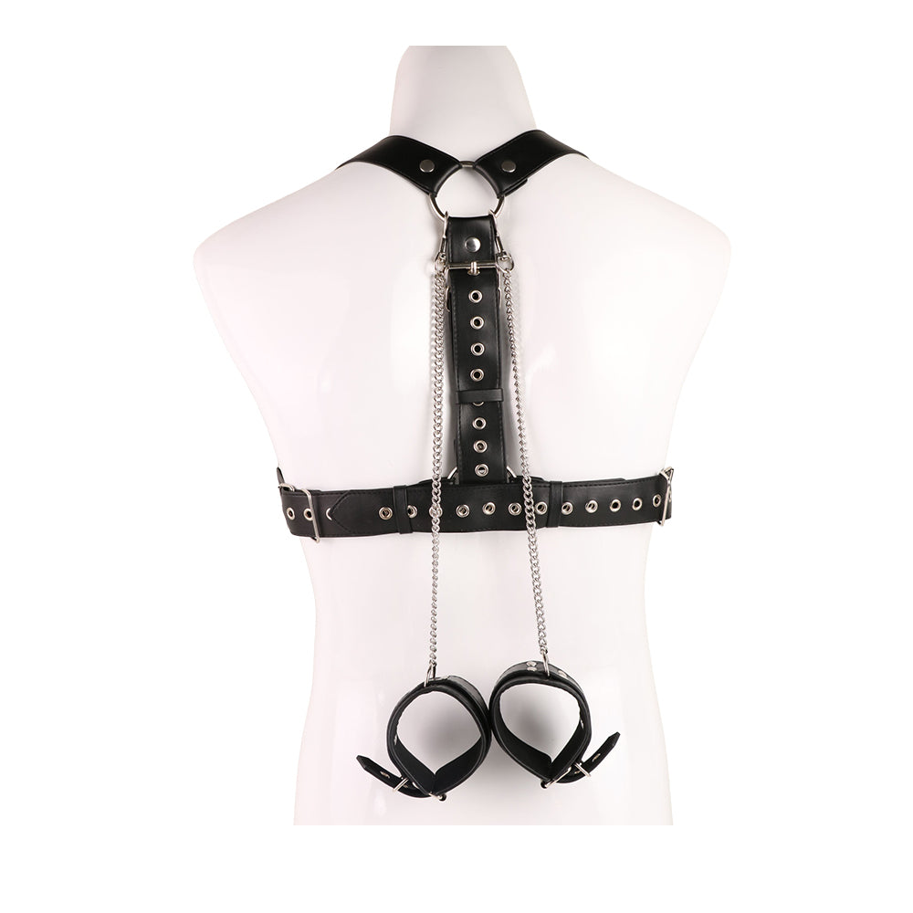 Leather Sex Body Bondage Harness Belt