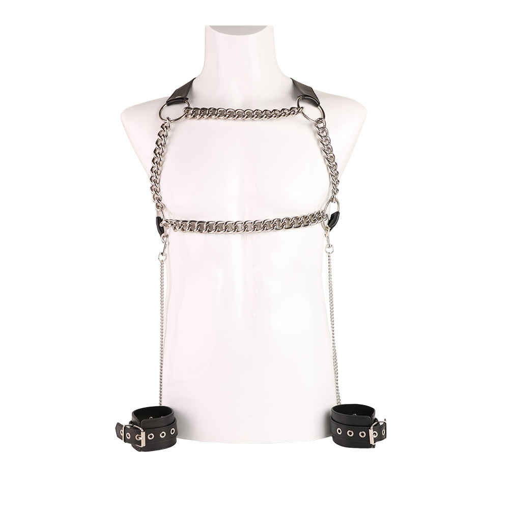 Leather Sex Body Bondage Harness Belt