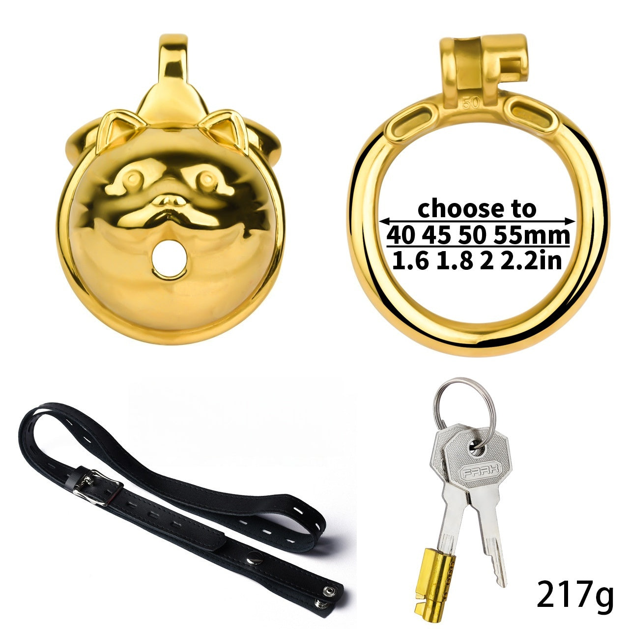 Xscockcage| Fortune Cat Chastity Cage