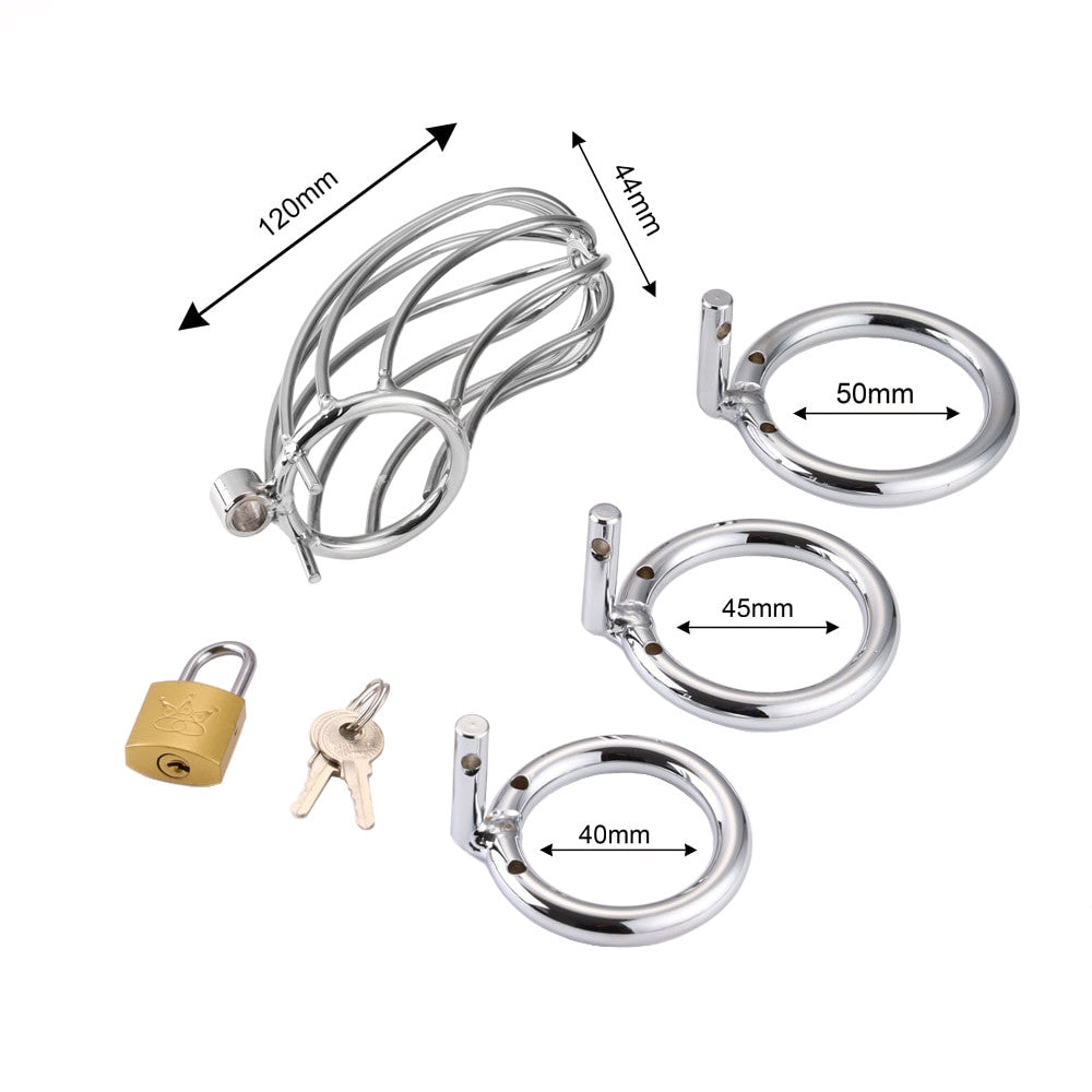 Metal Birdcage Classics Chastity Cage Small