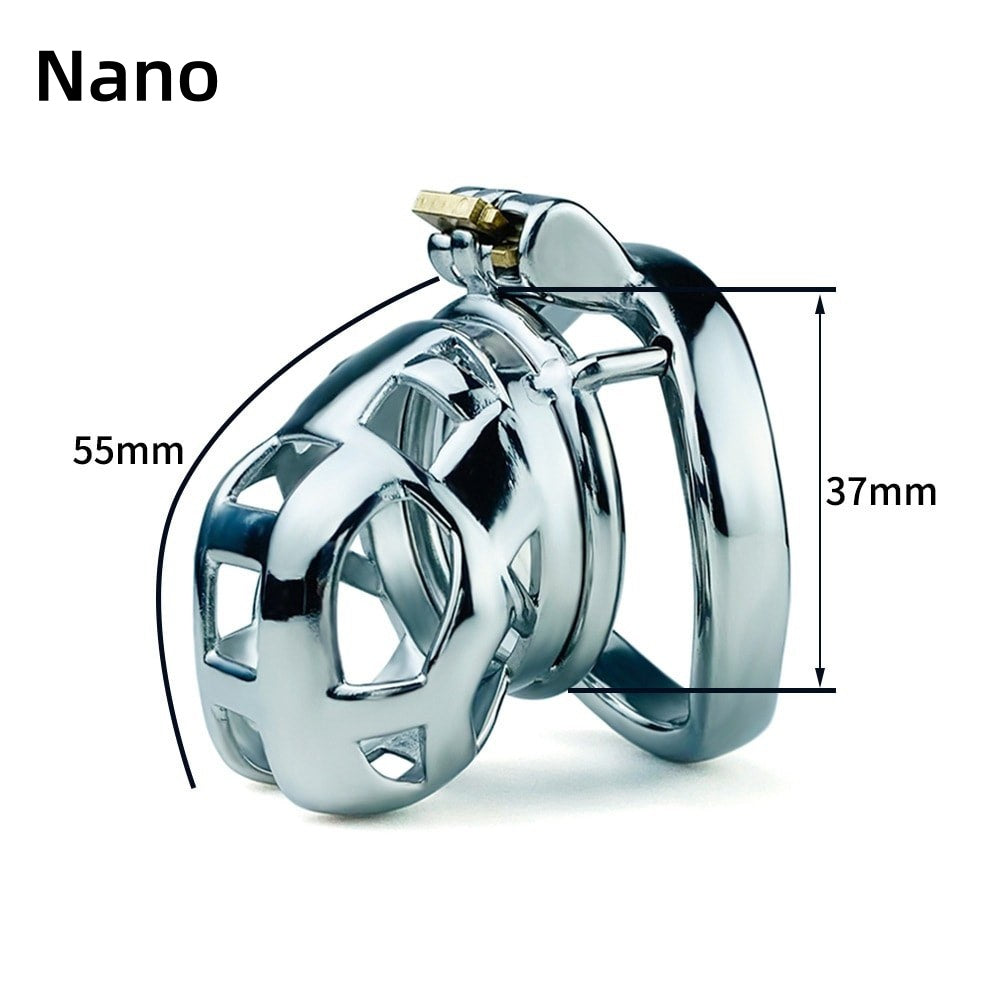 Xscockcage| Metal Cobra Male Chastity Device Cock Cage