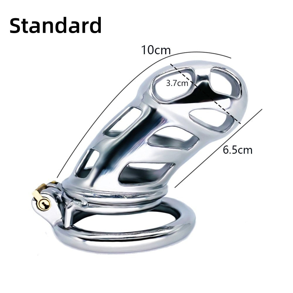 Xscockcage| Metal Cobra Male Chastity Device Cock Cage