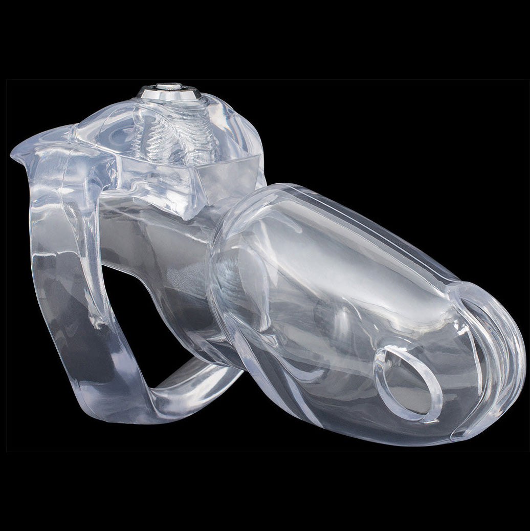 Hyaline HT-V5 Chastity Cage-Bottom Lock Max