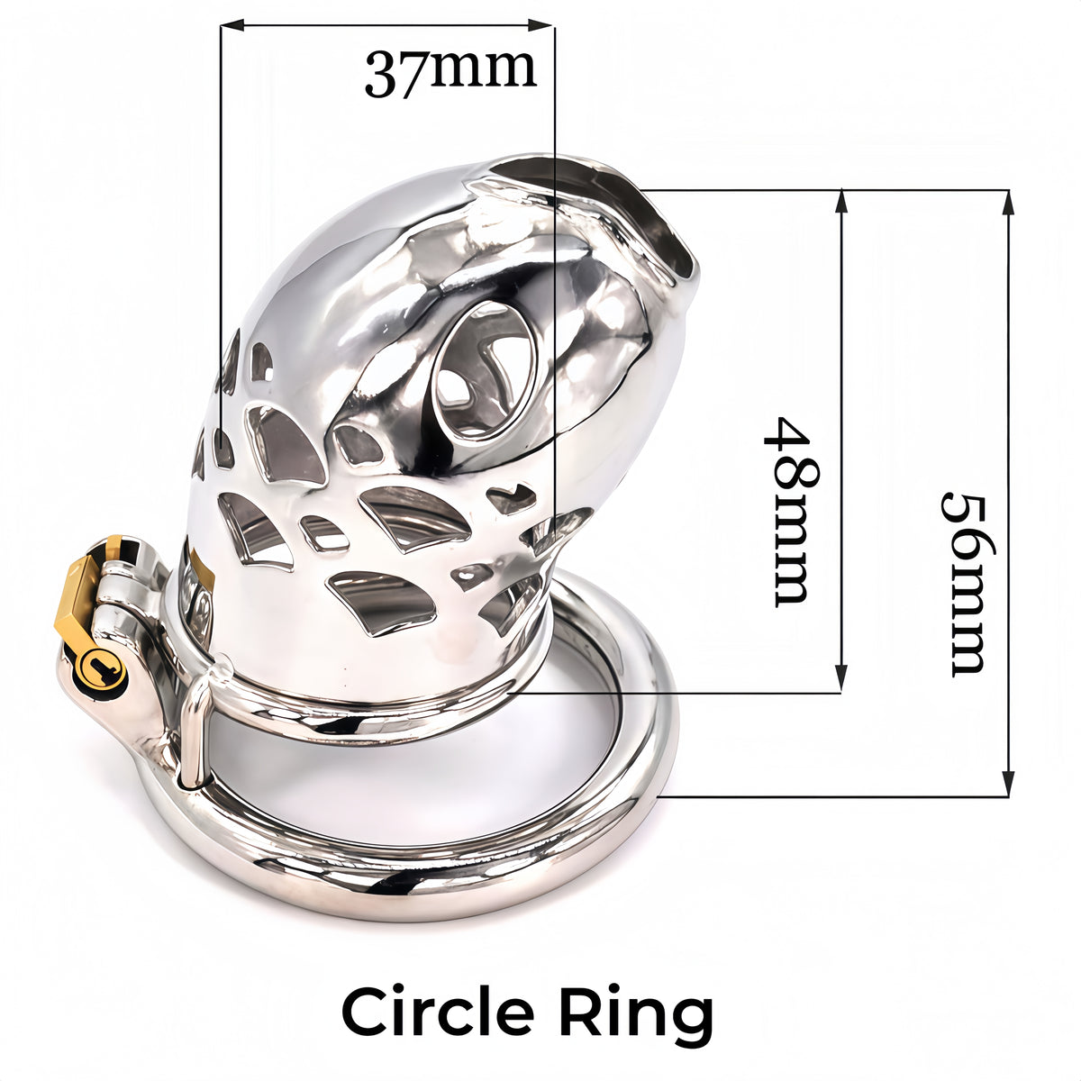 Xscockcage| Silver Carp Metal Micro Chastity Cage