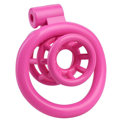 Xscockcage| 3D Printed Fish Trap Pink Inverted Chastity Cage