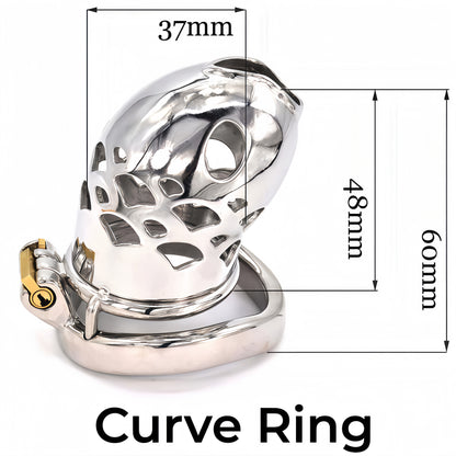 Xscockcage| Silver Carp Metal Micro Chastity Cage
