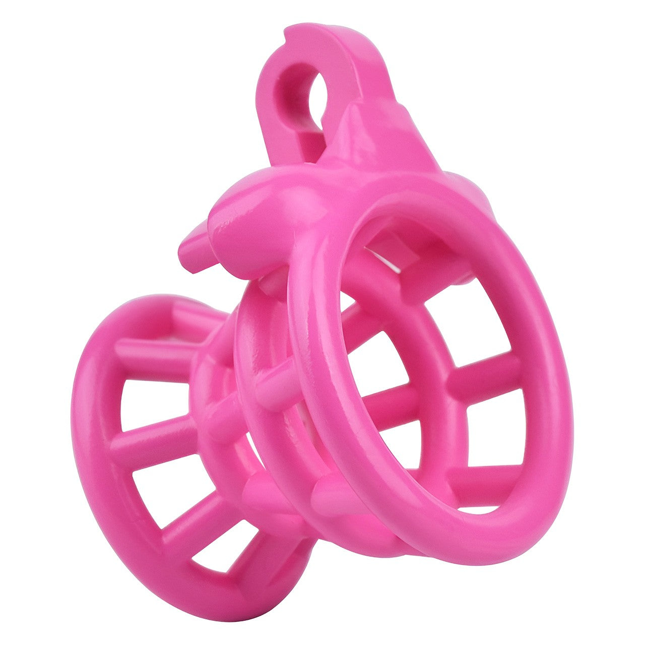 Xscockcage | Jaula de Castidad Invertida Trampa de Peces Rosa Impresa en 3D