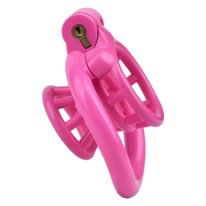 Xscockcage| 3D Printed Fish Trap Pink Inverted Chastity Cage