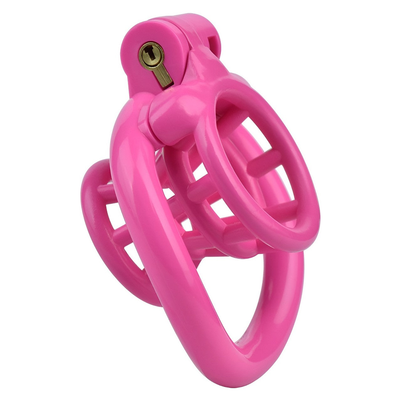 Xscockcage| 3D Printed Fish Trap Pink Inverted Chastity Cage