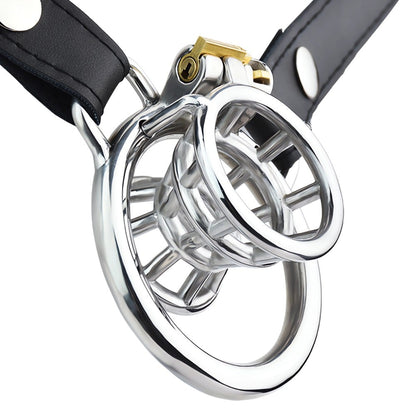 Xscockcage| Metal Fish Trap Inverted Chastity Device Sissy Chastity Cage(Regular Ring)