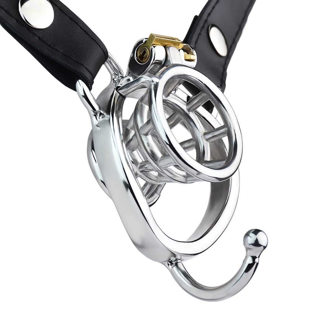 Xscockcage| Metal Fish Trap Inverted Cock Cage with Ball Hook(Cuver Ring)