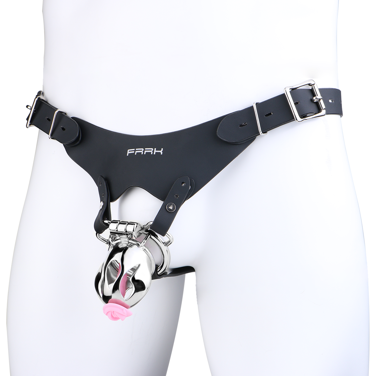Xscockcage| Sliver COBRA Integrated Metal Chastity Cage
