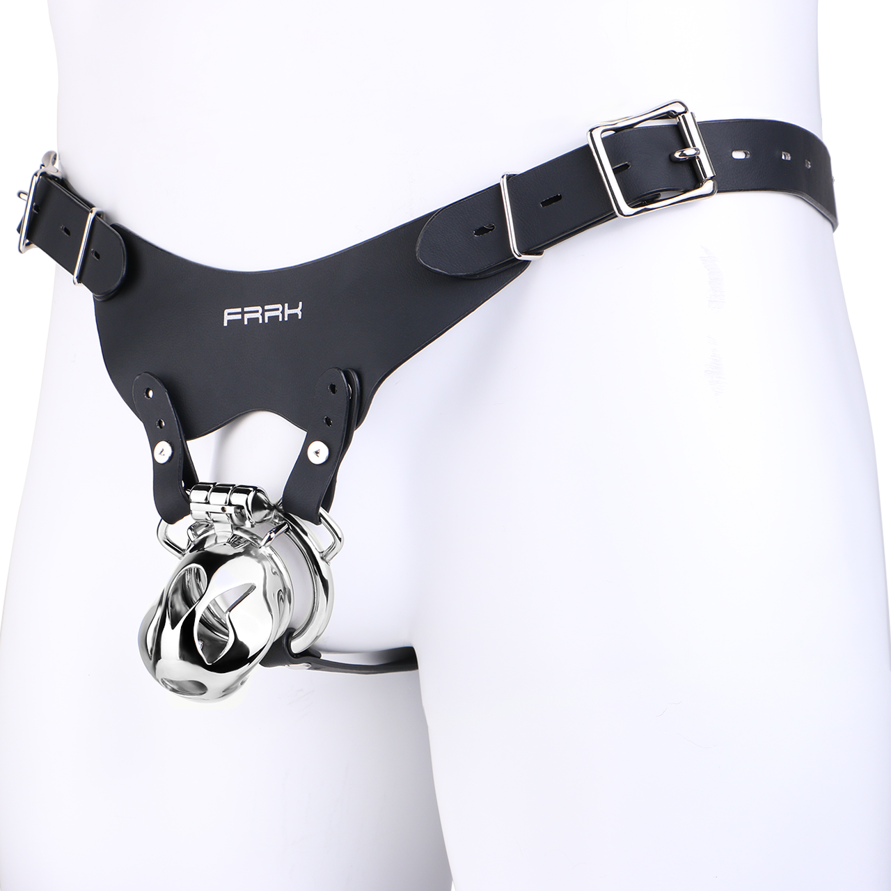 Xscockcage| Sliver COBRA Integrated Metal Chastity Cage
