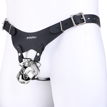 Xscockcage| Sliver COBRA Integrated Metal Chastity Cage