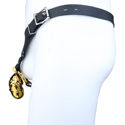 Xscockcage| Gilded Enchanting Eye Metal Hollow Lock Ring Chastity Cage