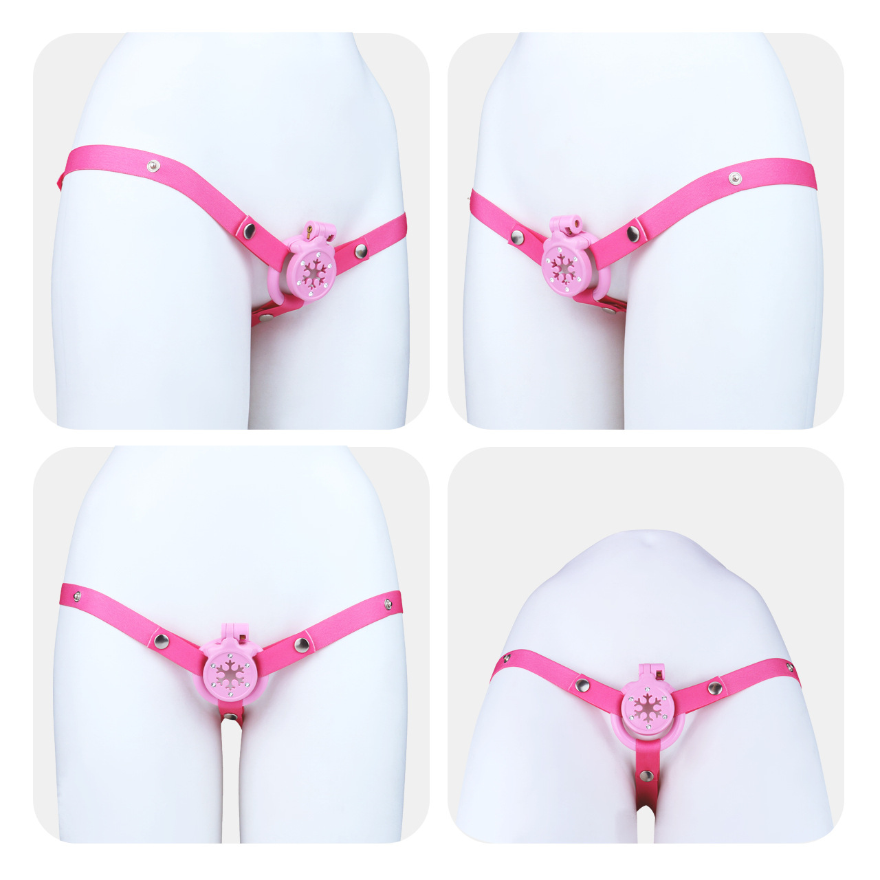 Xscockcage| Dimond Snow Chastity Cage