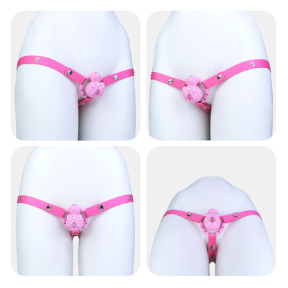 Xscockcage| Gaîne de Chasteté Diamant Bowknot