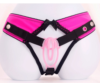 Xscockcage| Men's Sissy Belt Underwear with Lock