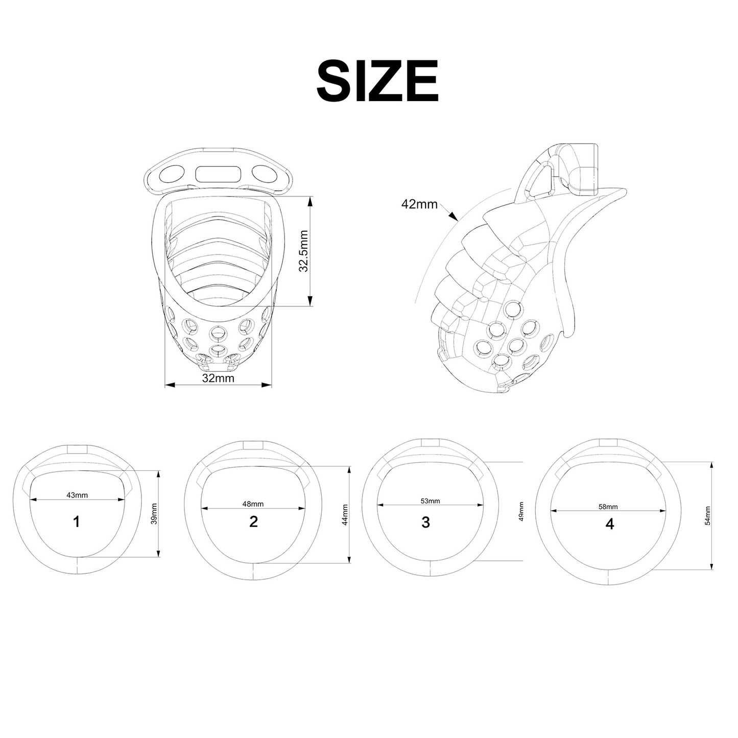 Xscockcage| Shark Gills Chastity Cage