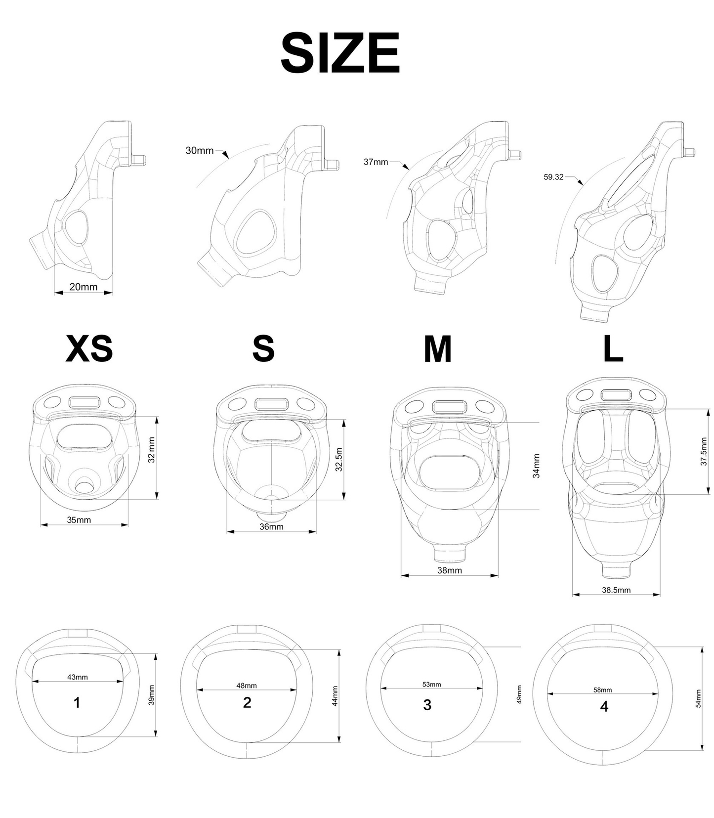 Xscockcage| Funnel Embedded Chastity Cage