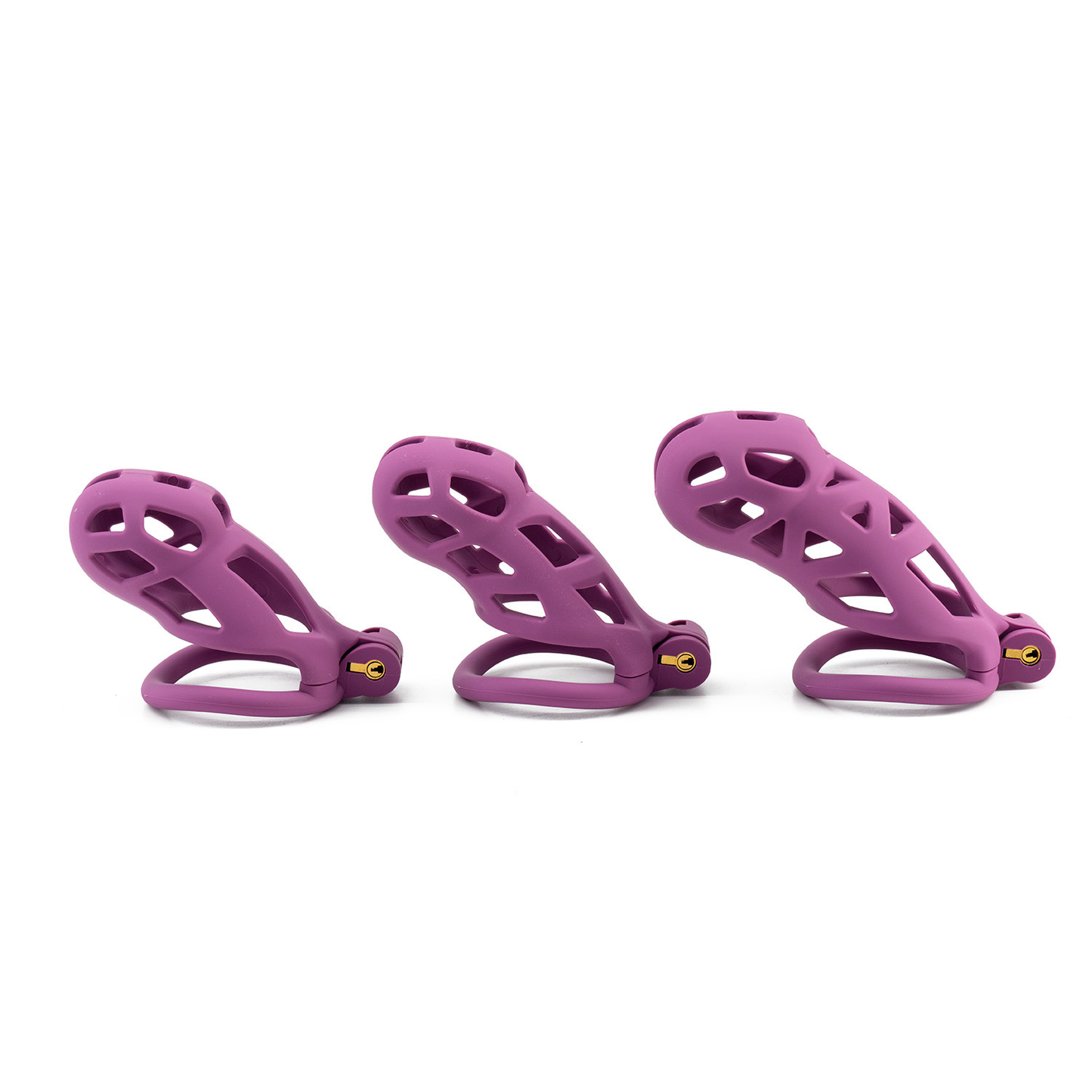 Xscockcage| Matte Texture Purple/Blue/Orange Cobra Chastity Cage 2.0