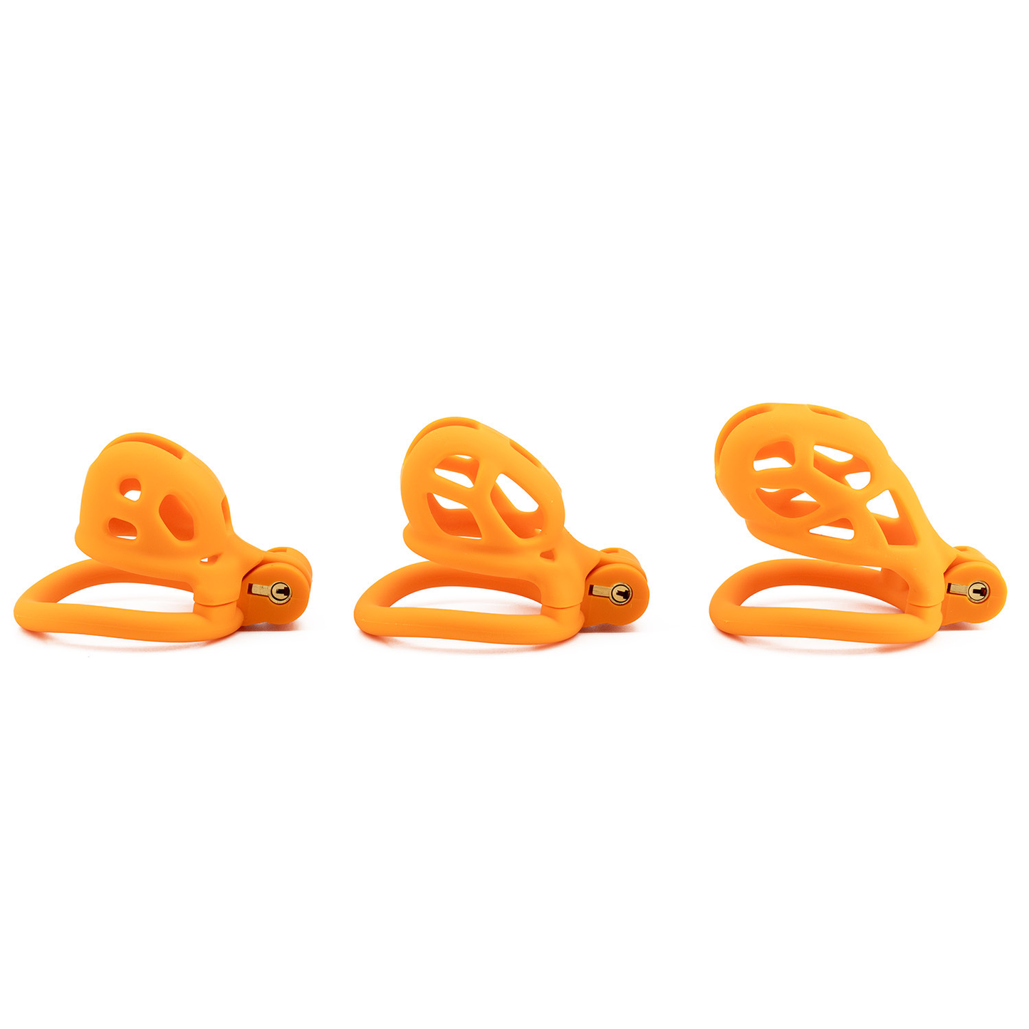 Xscockcage| Matte Texture Purple/Blue/Orange Cobra Chastity Cage 2.0