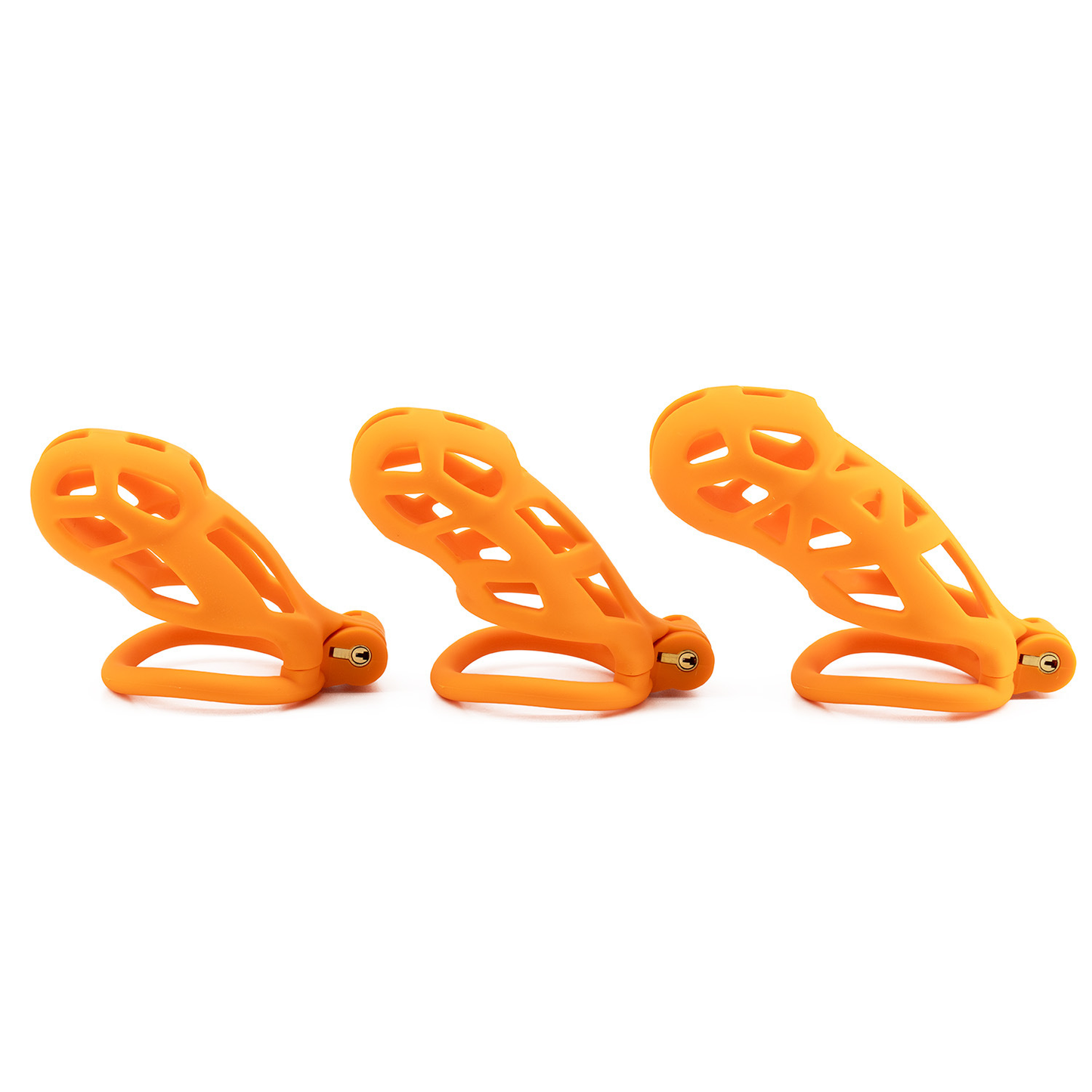 Xscockcage| Matte Texture Purple/Blue/Orange Cobra Chastity Cage 2.0