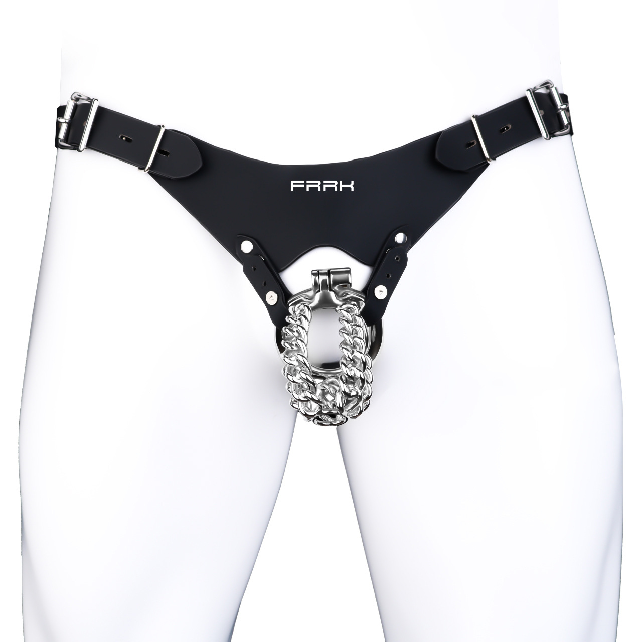 Xscockcage| Steel Chain CB Cage Chastity Cage– Hollow, Lockable, Breathable