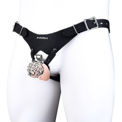 Xscockcage| Steel Chain CB Cage Chastity Cage– Hollow, Lockable, Breathable