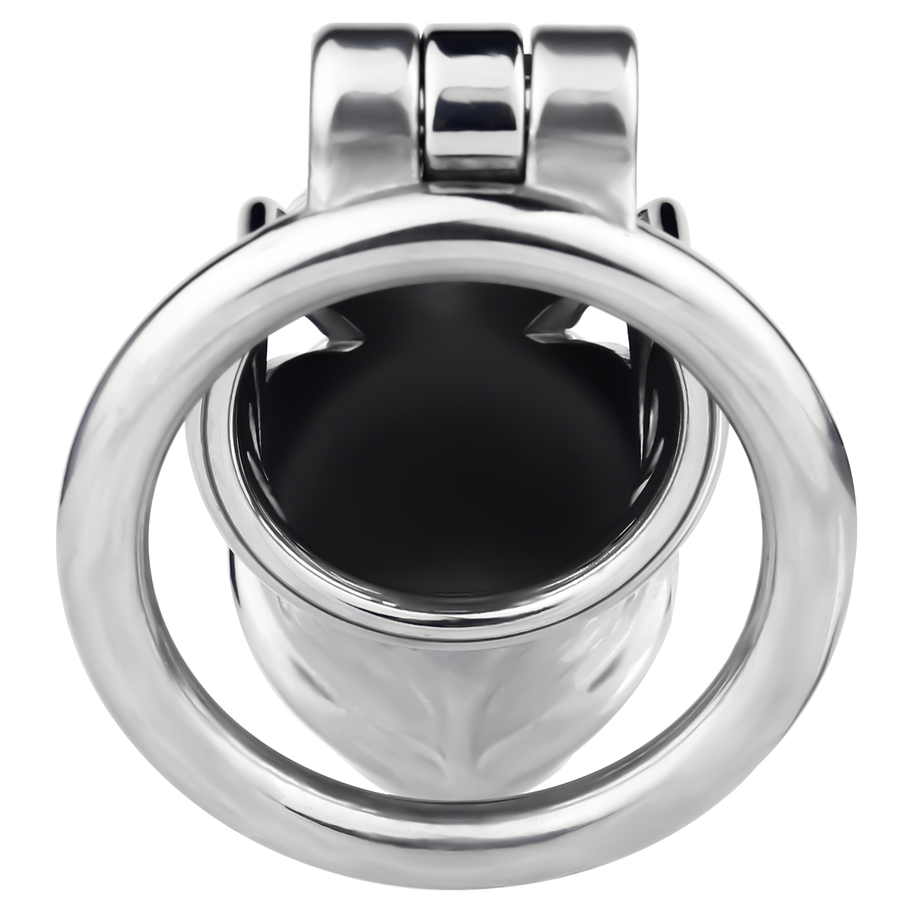 Xscockcage| Silver Wing Phantom Metal Hollow Lock Cage Chastity Cage