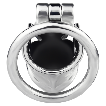 Xscockcage| Silver Wing Phantom Metal Hollow Lock Cage Chastity Cage