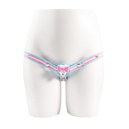 Xscockcage| Two-Tone Bow Chastity Cage