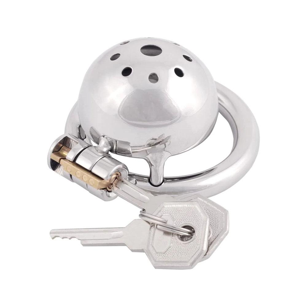 Metal Helmet Classic Chastity Cage