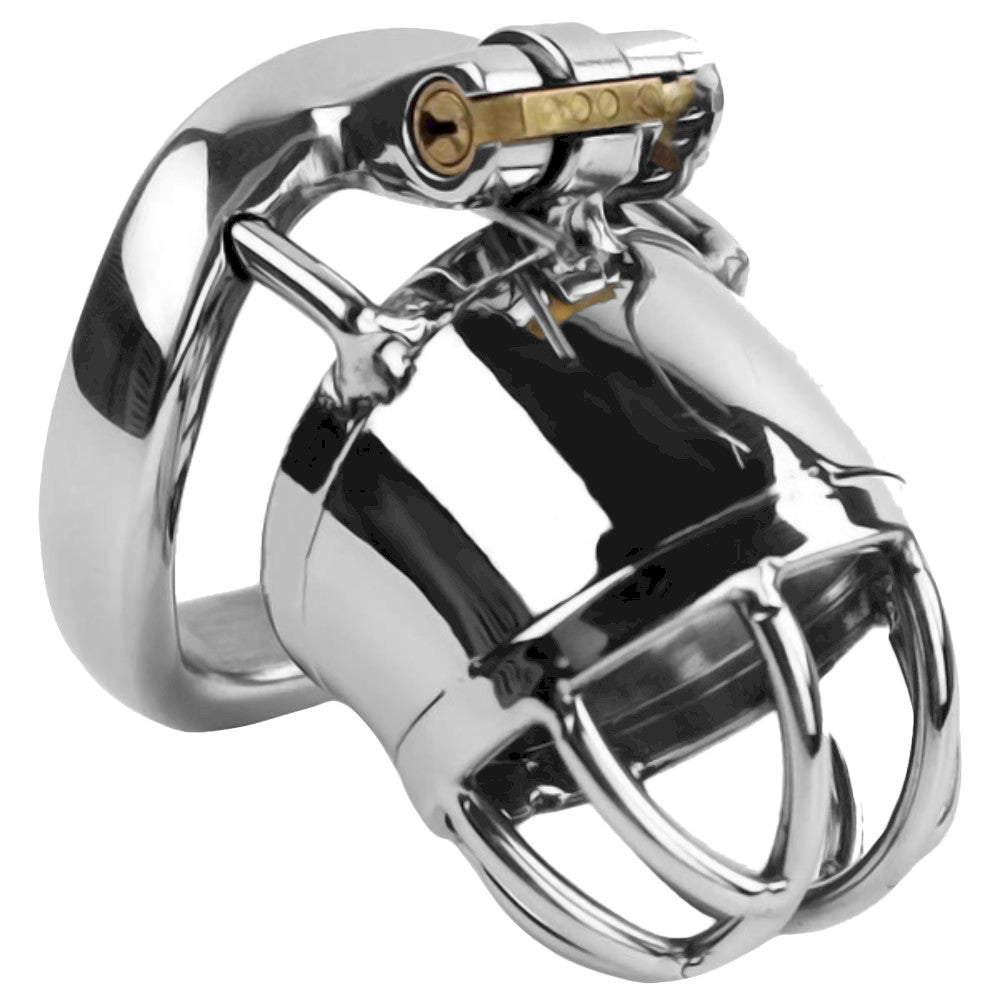 Metal Iron House Chastity Cage