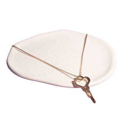 Xscockcage| Heart-Shaped Necklace Chastity Cage Universal Key