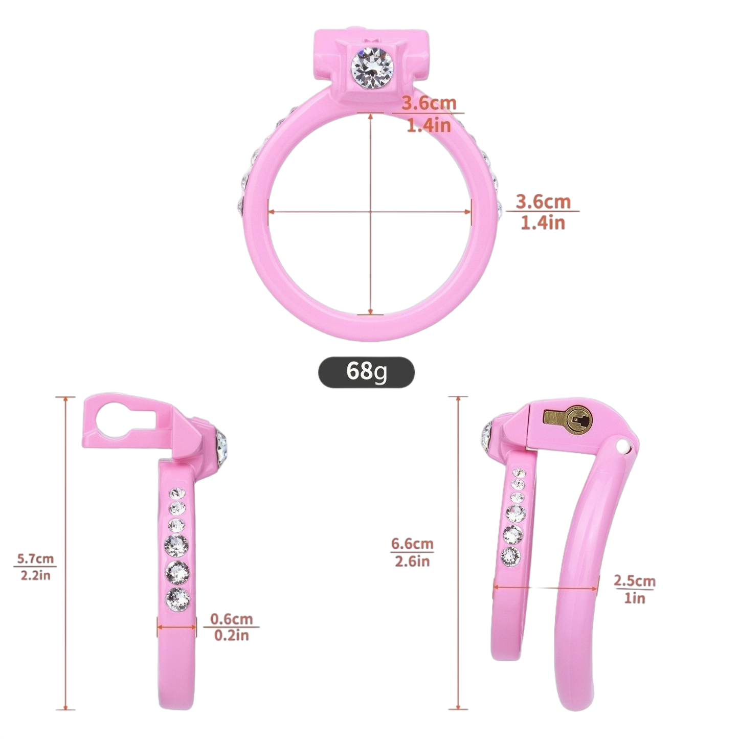 Xscockcage| Dimond Tear Chastity Cage
