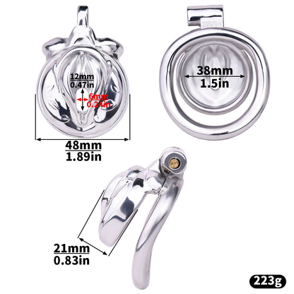 Xscockcage| Metal Sissy Chastity Cage Sissy Clit #1 Clitty Cage