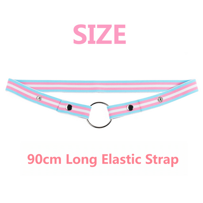 Xscockcage| Rainbow Chastity Belt Assistance Belt Chastity Cage strap Sissy Belt