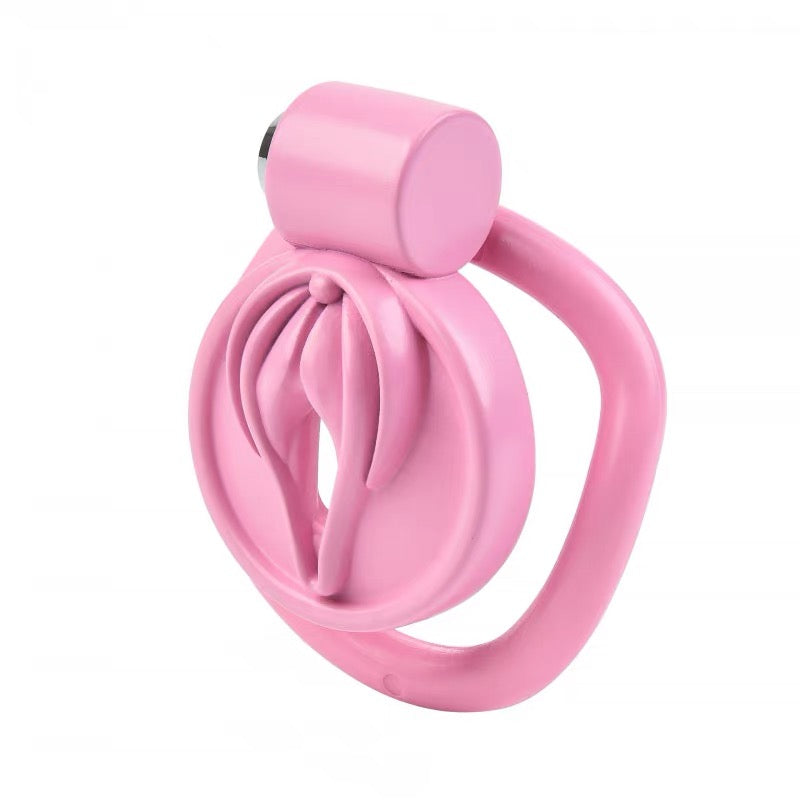 2024 best Pink Sissy Chastity Cage-Bottom Lock