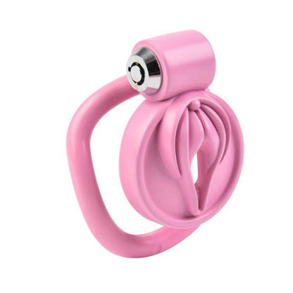 2024 best Pink Sissy Chastity Cage-Bottom Lock