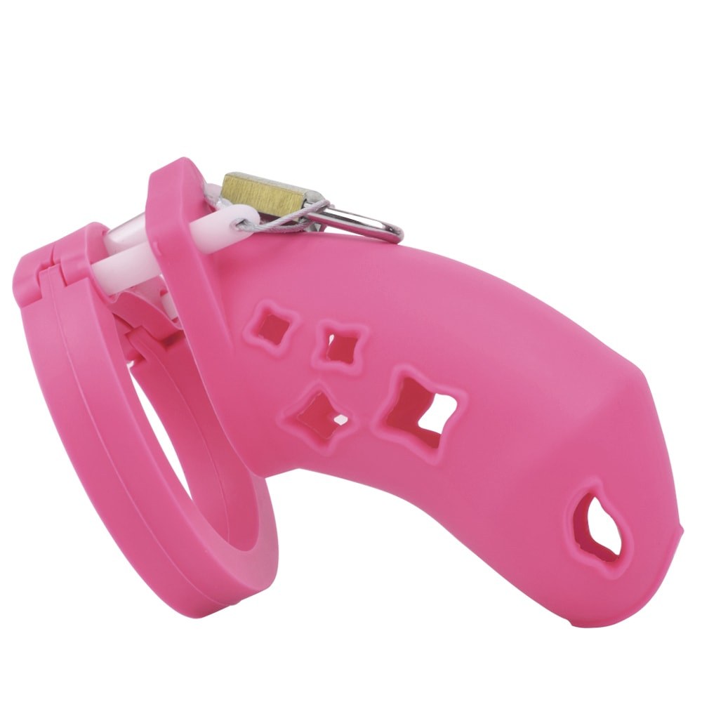 Xscockcage| 2024 New Silicone Pink Sissy Chastity Cage